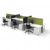 Wiese Desk System Cluster Of 6