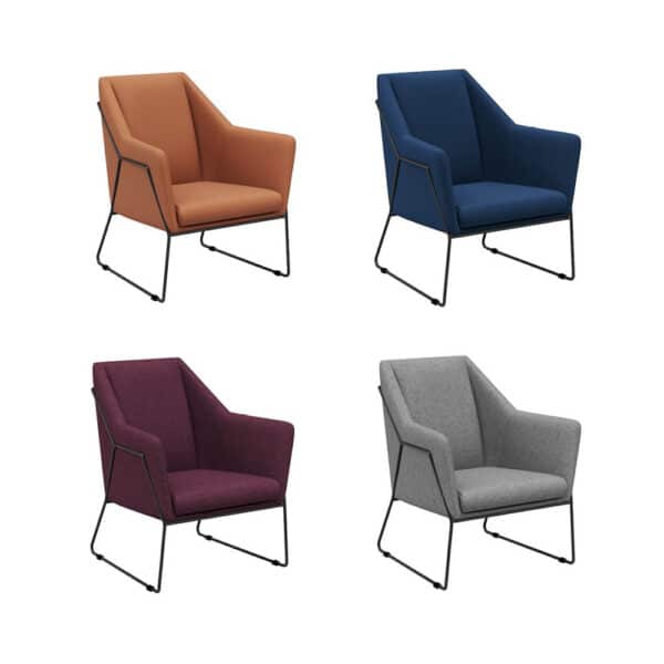 Audo Reception Chair Charcoal