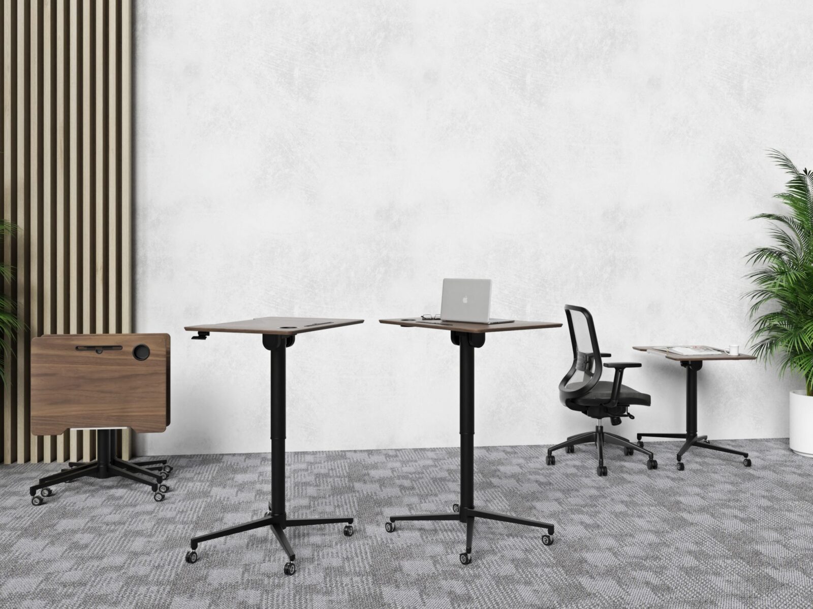 Macro Sit Stand Flip Table